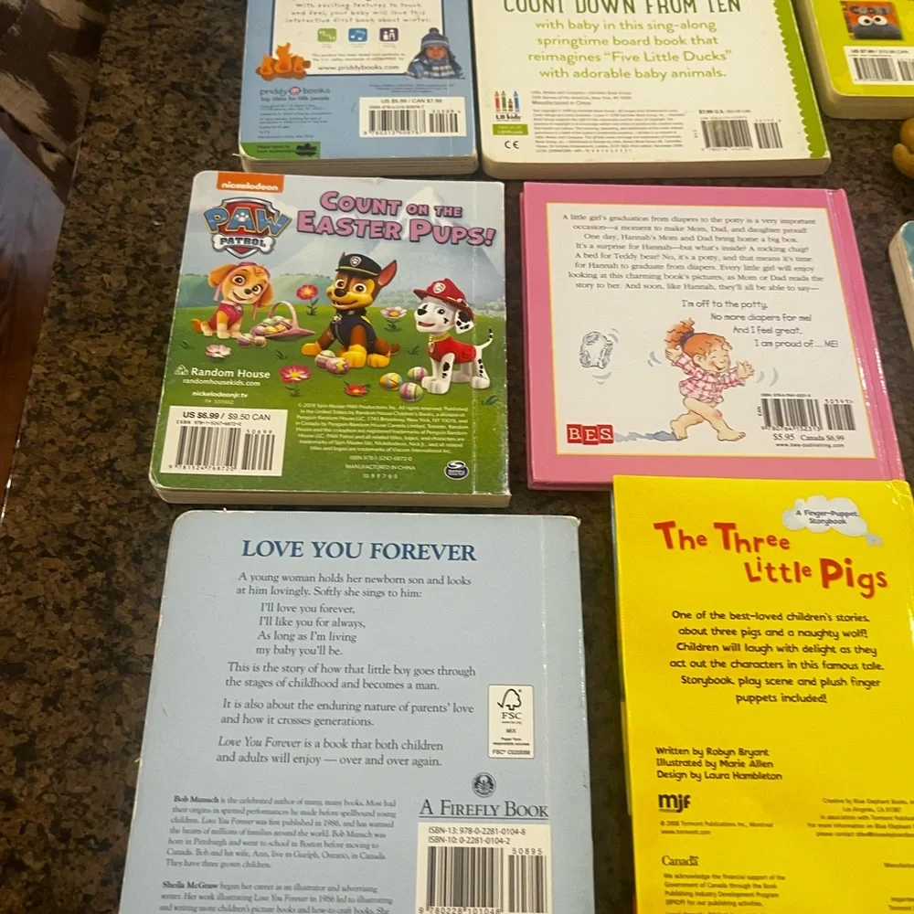Total 12 Children’s toddler board books -